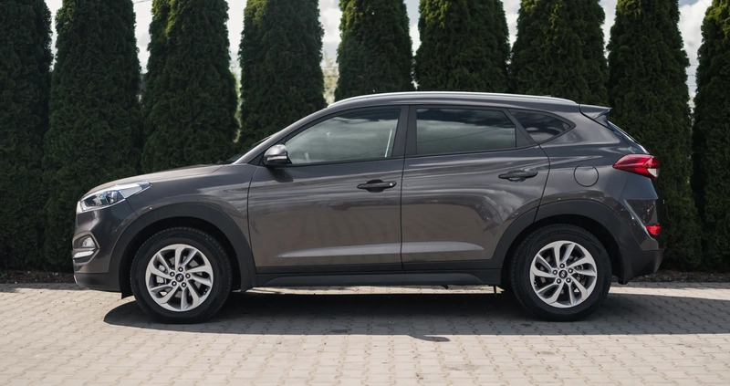 Hyundai Tucson cena 75990 przebieg: 106597, rok produkcji 2017 z Tychowo małe 781